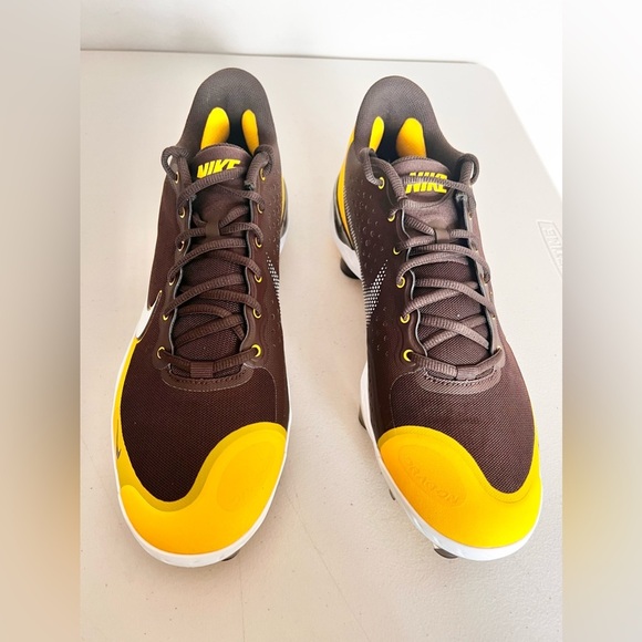 NWT Nike Men’s Alpha Huarache Elite 3 Low MCS Baseball Cleats CZ4453-200 Size 14 - Picture 3 of 8